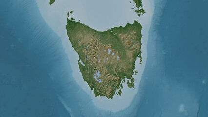 Tasmanien Island. Australia. Physical © zelwanka