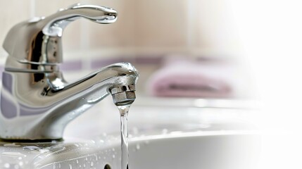 Close-up of a leaking faucet dripping water onto a white porcelain sink, highlighting the urgency of fixing a product issue.