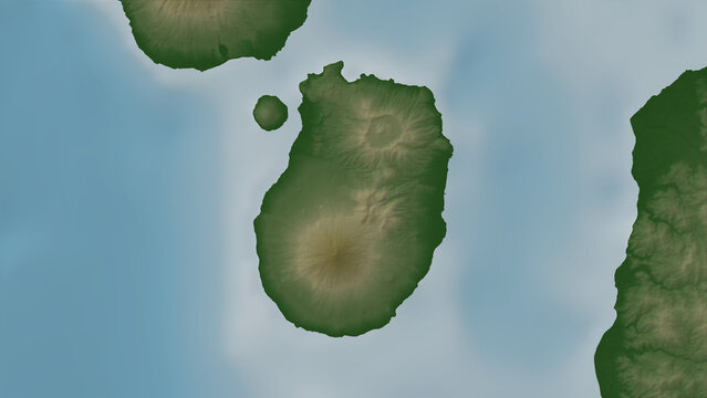 Pulau Tidore. Indonesia. Physical
