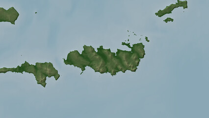Tigalda Island. United States. Physical © zelwanka