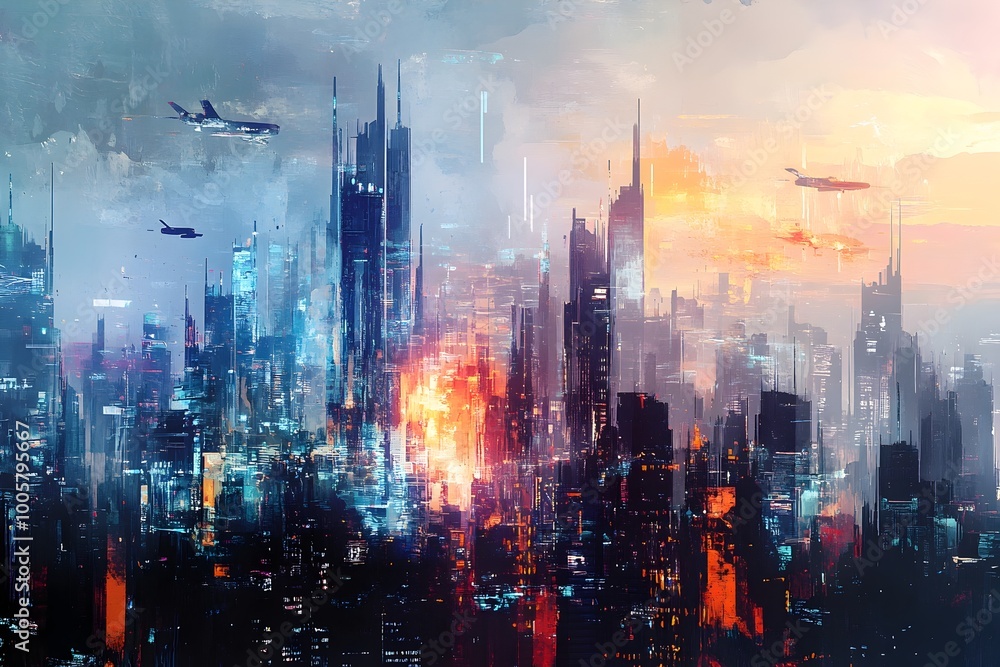 Aufkleber captivating abstract and representational background artworks feature bold brushstrokes luminous gra