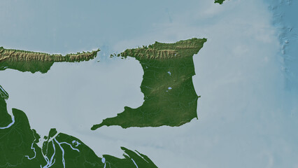 Trinidad Island. Trinidad and Tobago. Physical © zelwanka