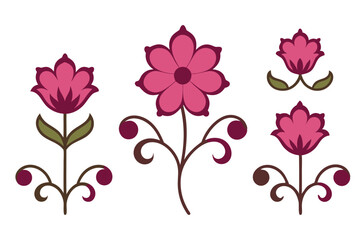 This exquisite collection of vintage Victorian flowers clip art captures the elegance of the past with intricate floral designs. Perfect for invitations, crafts, or vintage-themed projects.