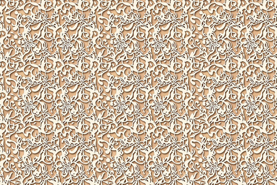 lasercut lace pattern pattern . seamless texture pattern. abstract background