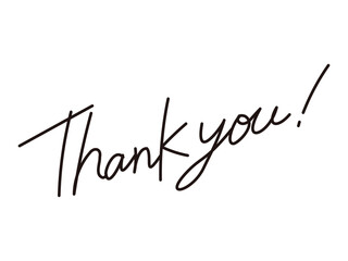 手書き文字_Thank you