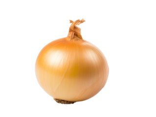 a close up of a yellow onion
