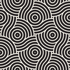 Vector seamless pattern. Modern stylish abstract texture. Repeating geometric tiles