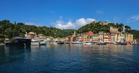 Portofino Italy Ligurian coast 19.08.2024. Streets and architecture