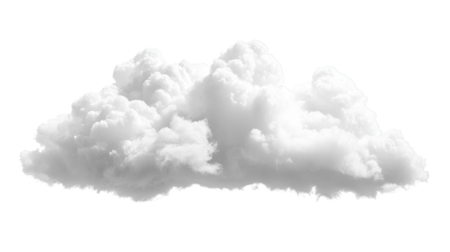 cloud on transparent background - Powered by Adobe
