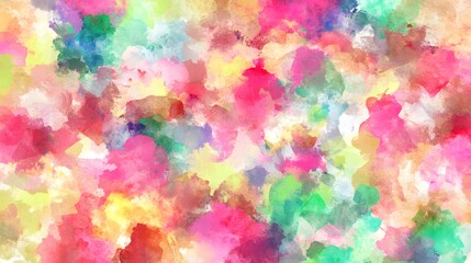 Fototapeta premium Abstract Watercolor Background with Bright Colors and Textures