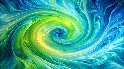 Obraz premium Fluid Swirls of Color, Intertwining and Blending in an Abstract Dance of Hues