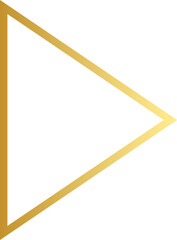 Gold Arrow Outline