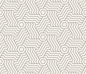 Vector seamless pattern. Modern stylish abstract texture. Repeating geometric tiles