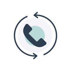 Phone, Contact Us Graphic Icon