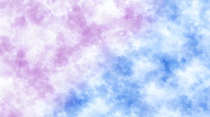 Abstract Watercolor Clouds Sky Background Pink Blue White