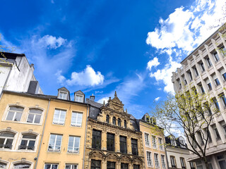 Street view of downtown Luxembourg