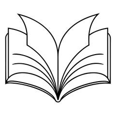 Embracing Creativity with an Open Book Vector Illustration Inspiring Your Next Story
