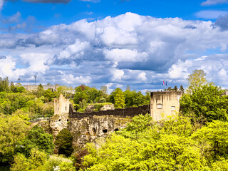 Obraz premium Street view of downtown Luxembourg