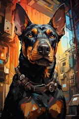 Obraz premium Bull Terrier dog