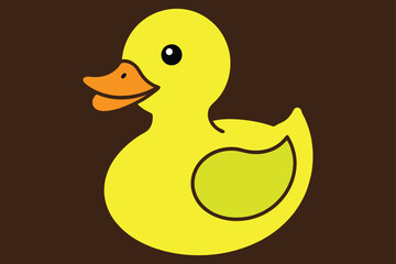 Cute duck vector illustration 
