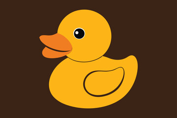 Cute duck vector illustration 