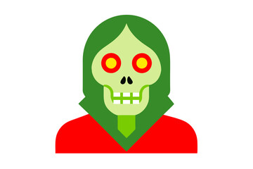 Creative Helloween vector style with white background