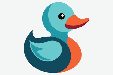 Cute duck vector illustration 