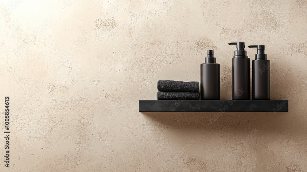 Aufkleber sleek and minimalistic 3d product display against gradient background