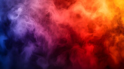 Obraz premium Abstract Colorful Smoke Background Red Orange Purple Blue