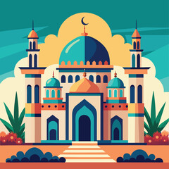 Eid alfitr Eid Mubarak Decorative Festival Element Vector illustration