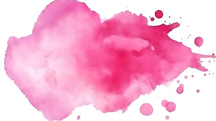 Pink Watercolor Splash Background Texture