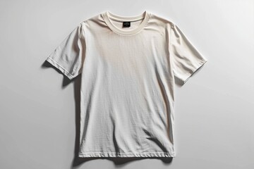 White Tshirt Mockup Isolated created with Generative AI