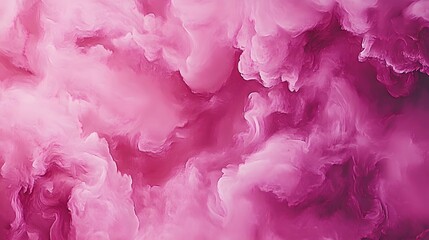 Fototapeta premium Abstract Pink and Magenta Swirling Clouds Background