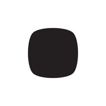 Unique bloated square shape vector
Rounded corner bloated square design