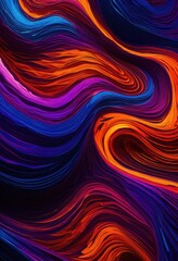 Fototapeta premium intricate close view lively colorful noise texture patterns vivid display design form, abstract, aesthetic, art, beautiful, bold, composition