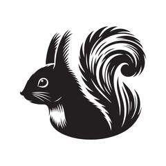 Squirrels of the World: Indigenous to Americas, Eurasia, Africa, and Beyond. Squirrel silhouette