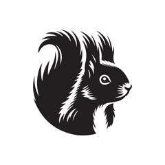 Squirrels of the World: Indigenous to Americas, Eurasia, Africa, and Beyond. Squirrel silhouette