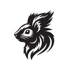 Squirrels of the World: Indigenous to Americas, Eurasia, Africa, and Beyond. Squirrel silhouette