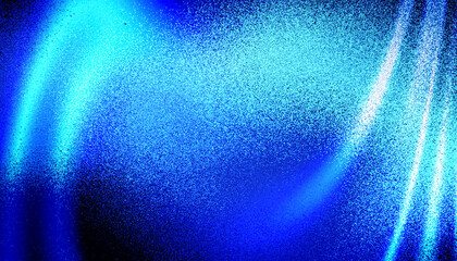 An abstract image of a grainy blue texture with bright streaks of light emanating from the left and right edges.