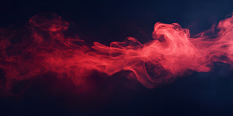 Fototapeta premium Red Smoke Abstract Background