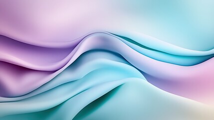 Obraz premium A stunning abstract fabric texture showcasing soft pastel colors blending elegantly, ideal for backgrounds and design projects.