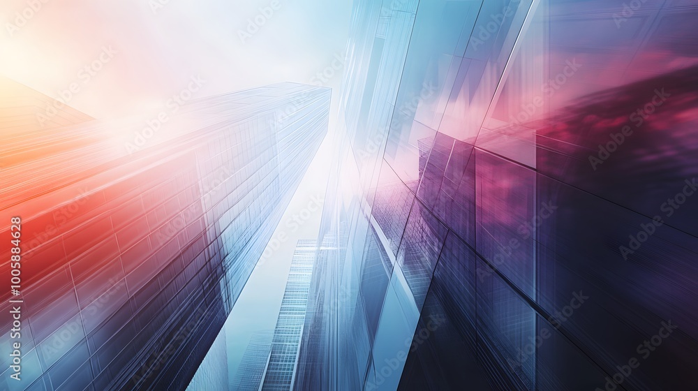 Poster abstract architecture background.