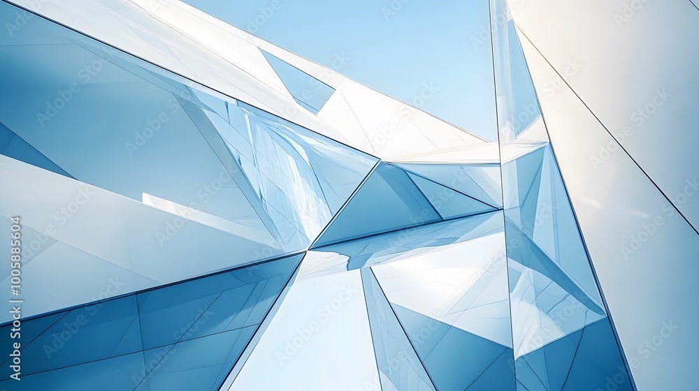 Poster abstract architecture background.