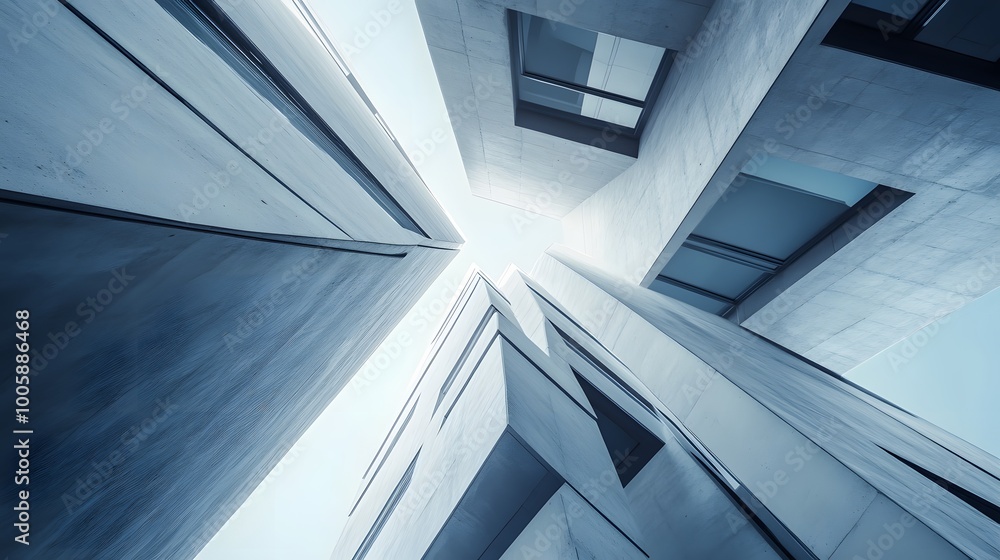 Poster abstract architecture background.