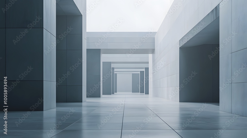 Poster abstract architecture background.