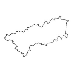 Vehari district map, administrative division of Pakistan. Vector illustration.