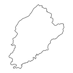 Faisalabad district map, administrative division of Pakistan. Vector illustration.