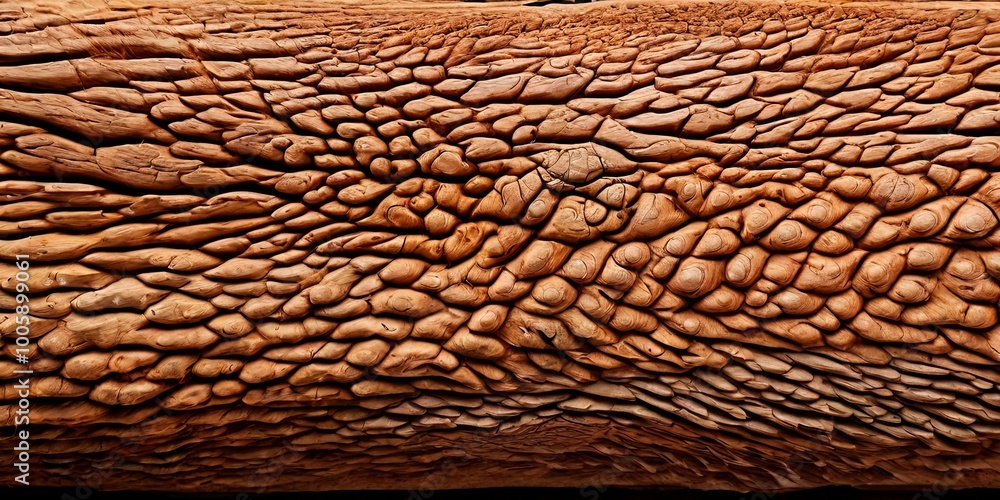 Poster the image is of a piece of wood with a very rough texture