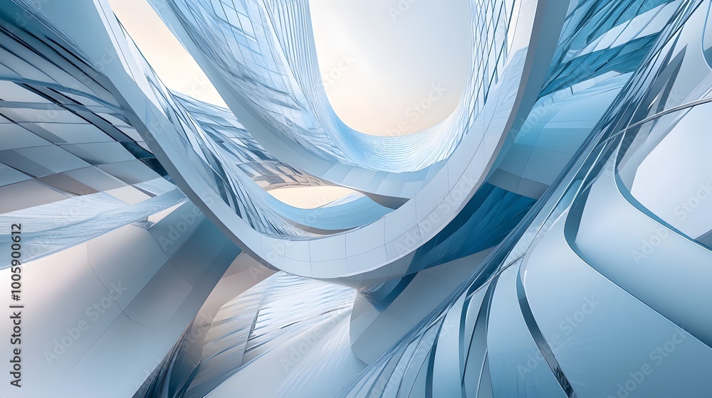 Poster abstract architecture background.