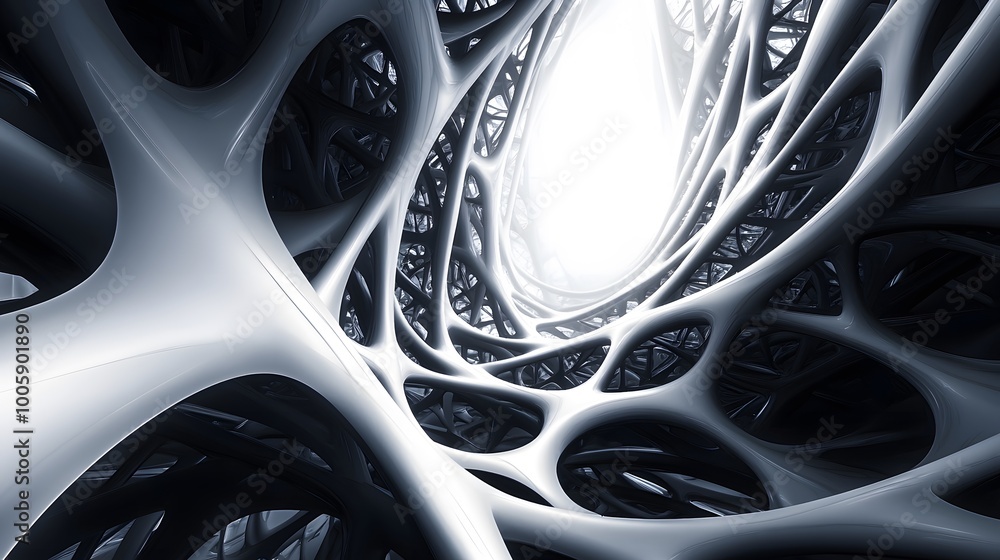 Poster abstract architecture background.